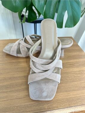 Jason Wu Kim’s Suede Leather Heeled Sandals Women’s Size 9